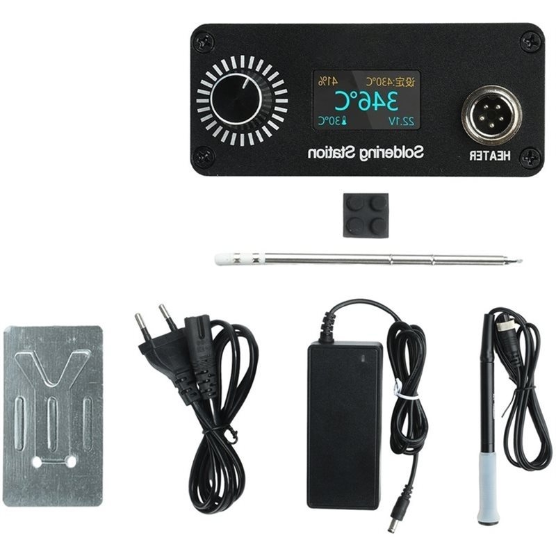 Cyfrowa stacja lutownicza B03C – Soldering Station T12 Oled recenzja i cena